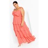 Women's Plus Size Renee Dress - calypso coral | CITY CHIC - 4 of 4