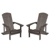 Sonkuki  2-Pack Recycled Plastic Wood Adirondack Chair - 2 of 4