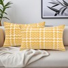 REGALWOVEN  Fade Resistant Decorative Weaving Style Soft Throw Pillow Covers 2 Pcs - 2 of 4
