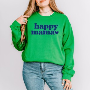 Simply Sage Market Happy Mama Puff Print Sweatshirt - 1 of 4