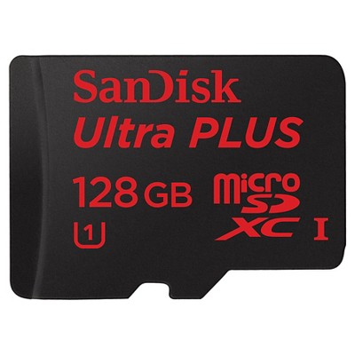 SanDisk Ultra PLUS 128GB microSD Memory Card