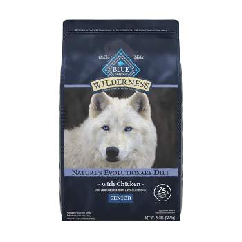 Blue Buffalo Wilderness Senior Dry Dog Food with Chicken Flavor - 28lbs