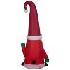 Gemmy Christmas Inflatable Gnome with Damask Cap Inflatable, 5 ft Tall, Multi - 3 of 4