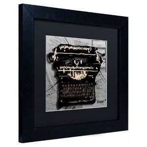 Trademark Fine Art -Roderick Stevens 'Movie Typewriter' Matted Framed Art - 1 of 4