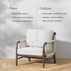 Nathan James Luciano Outdoor Accent Chair White - 3 of 4
