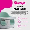 Bumbo Baby Toddler Adjustable 3in1 Multi Seat High Chair & Booster Seat w/ Removable Tray & Buckle Strap for Toddlers 1 to 3 (2 Pack) - 4 of 4