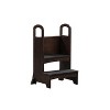 Home Imports Emporium Kids Kitchen Step Stool with Non-slip Mat in Espresso - 2 of 4