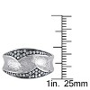 EVERLY JEWELRY | Sterling Silver 1/4 CT TW Diamond Ring Black Rhodium Plated - 4 of 4