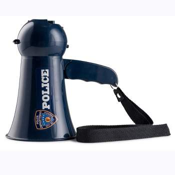 Dress Up America Pretend Play Police Officer's Megaphone with Siren Sound for Kids