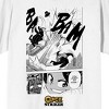 Saturday AM Clock Striker Manga Page Cast Defeating Enemy Men's White Short Sleeve Tee - image 2 of 3