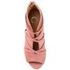 Journee Collection Women's Samara Back Heel Zip Peep Toe Stiletto Booties - 4 of 4