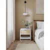 Meridian Furniture,Sage Wood Veneer Nightstand - 3 of 4
