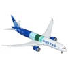 Boeing 787-9 Commercial Aircraft with Flaps Down "United Airlines" White and Blue with Stripes 1/400 Diecast Model by GeminiJets - 2 of 3