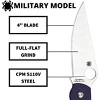 Spyderco Military Model Folding Pocket Knife with 4"  CPM  S110V Steel Blade | Secure Grip with the G-10 Handle | Get Immediate Access with the Clip - 3 of 4