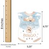 Big Dot of Happiness We Can Bearly Wait - Picture Bingo Cards and Markers - Teddy Bear Baby Shower Shaped Bingo Game - Set of 18 - 4 of 4