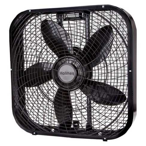 20 3 Speed Box Fan Black Holmes