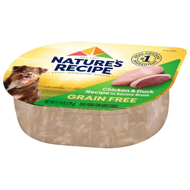 Nature&#39;s Recipe Grain-Free In Broth Wet Dog Food Chicken &#38; Duck Recipe - 2.75oz, 5 of 6