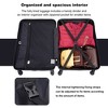 3 Piece Luggage Sets, Lightweight Suitcase With 2 Hooks And 360 Degree Spinner Wheels For Men Women (20in/24in/28in) - 4 of 4
