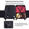 3 Piece Luggage Sets, Lightweight Suitcase With 2 Hooks And 360 Degree Spinner Wheels For Men Women (20in/24in/28in) - image 4 of 4