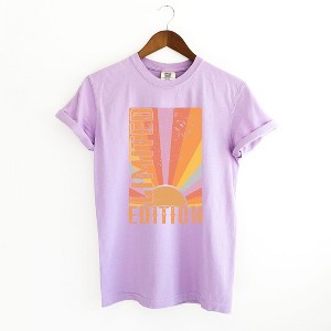 Simply Sage Market Women's Limited Edition Sun Short Sleeve Garment Dyed Tee - 1 of 4