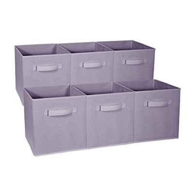 Sorbus 6pk Foldable Storage Cubes - Pastel Purple