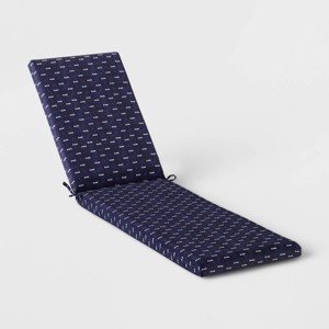 78"x24" Woven Outdoor Chaise Lounge Cushion - Threshold™ - 1 of 4