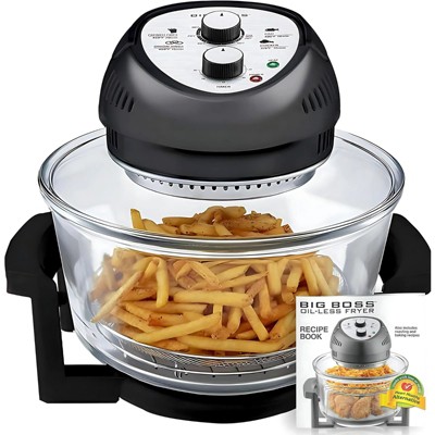 Granitestone Black 16-Quart Oil-Less Air Fryer & Countertop Oven