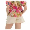 Women's Dewdrop Delights Floral Top - entro - 2 of 4