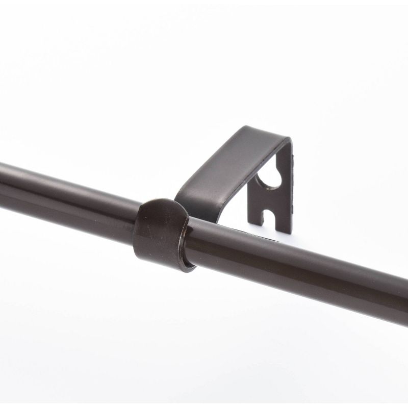28&#34;-48&#34; Decorative Drapery Single Rod Set with Cage Ball Finials Oil Rubbed Bronze - Lumi Home Furnishings, 3 of 7
