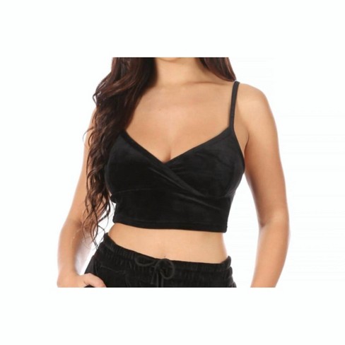 Women's Velour cropped Brami - Suzette Collection - image 1 of 3