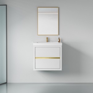 SEVOBAL Bathroom Storage Cabinets, Floating Bathroom Storage Cabinet, Soft Close Drawers, Wall Mounting, White, 23.62"*19.69"*22.44" - 1 of 4