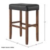 Alaterre Furniture Madison 30in Bar Stool, Walnut - 4 of 4