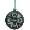 Oster Rigby 9.5 Inch Aluminum Nonstick Frying Pan in Blue with Pouring Spouts - 3 of 4