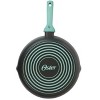 Oster Rigby 9.5 Inch Aluminum Nonstick Frying Pan in Blue with Pouring Spouts - image 3 of 4