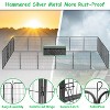 Dog Playpen Outdoor Extra Wide Panels, Heavy Duty Dog Fence with Doors Portable for RV Camping Yard - 3 of 4