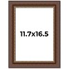 PosterPalooza | Traditional Brown Picture Frame - UV Acrylic, Foam Board Backing, Hanging Hardware - 2 of 4