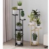 Indoor Multi-Layer Plant Stand - Corner Tiered Tall Planter Holder Shelf with Anti-Slip Feet for Indoor Plants - 2 of 3