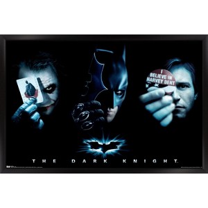 Trends International DC Comics - The Joker, Batman, Harvey Dent Framed Wall Poster Prints - 1 of 4