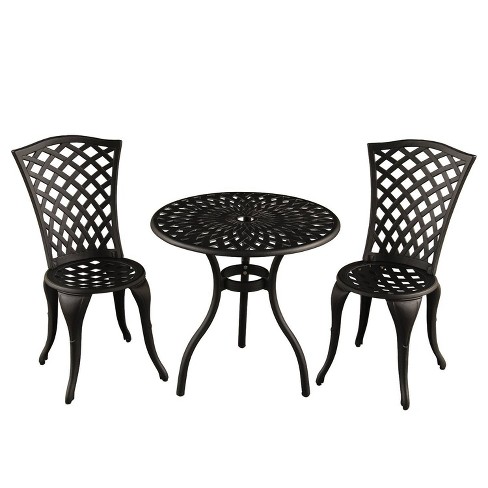 Modern outdoor discount bistro table set