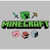 Juniors Womens Minecraft Icons Logo T-Shirt - 2 of 4