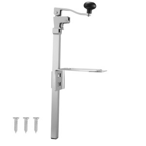 VEVOR Commercial Can Opener, Heavy-Duty Manual Tabletop Cans Opener for Cans Up to 11.8 in Height, Height-Adjustable, Silver - 1 of 4