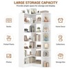 Besiost 6-Tiers Corner Bookshelves with Open Storage, 71" Tall Display Shelves for Bedroom - 4 of 4