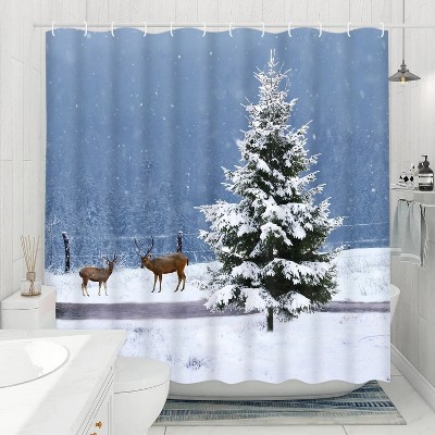 LunaLulinlk Christmas Shower Curtain