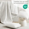 3 Pcs Waffle Weave Knit Lightweight Quilt Sets, Modern Elegant Chic Style Coverlet Set for All Season, Breathable Bed Set with Matching Shams - 4 of 4