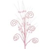 Northlight 29" Pink and White Candy Cane Swirls Christmas Spray - 3 of 4