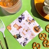 Big Dot of Happiness Halloween Pets Party Napkins, Cat and Dog Costume Party Halloween Decor, White 3-Ply Paper Beverage Napkins - 24 Count - 3 of 4