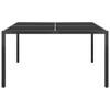 vidaXL Outdoor Dining Set Anthracite, Black, Gray - 4 of 4