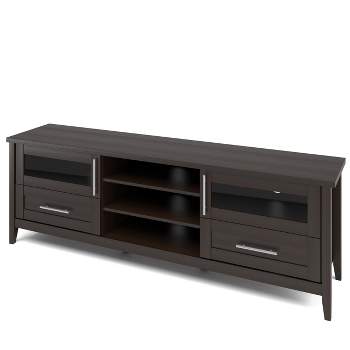 Jackson Extra Wide TV Stand for TVs up to 80" Espresso - CorLiving