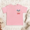 The Juniper Shop Patriotic Cherries Coquette Toddler Short Sleeve Tee - 3 of 4