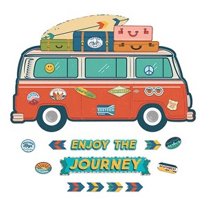 Eureka® Adventurer Enjoy the Journey Giant Van Bulletin Board Set - 1 of 3
